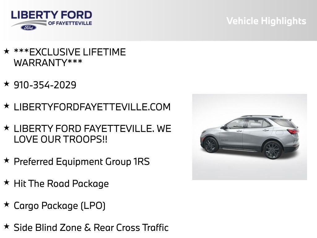 Used 2023 Chevrolet Equinox RS w/ LPO, Hit The Road Package FWD image 5