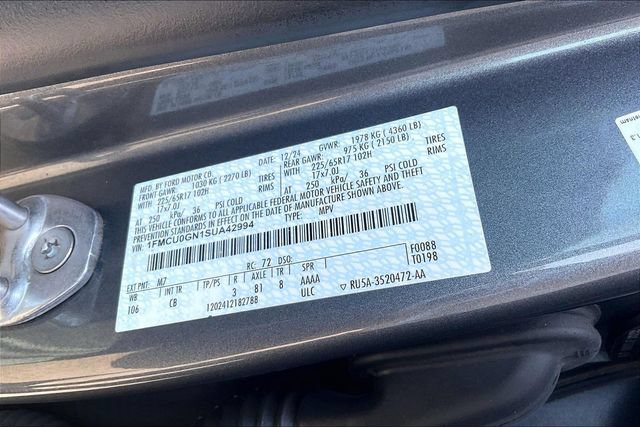 Certified 2025 Ford Escape Active FWD image 34