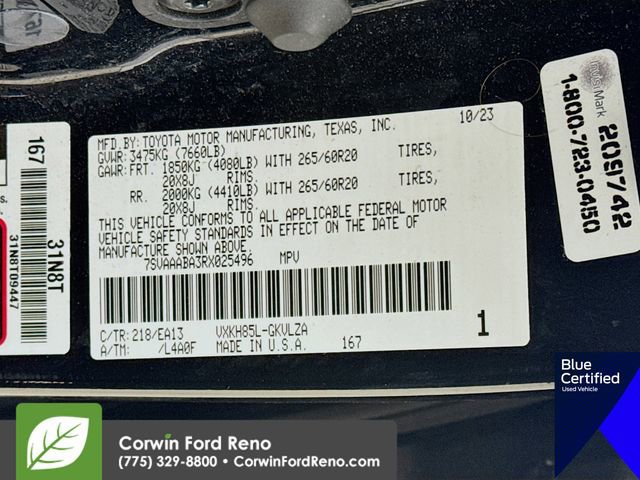 Used 2024 Toyota Sequoia Limited image 37