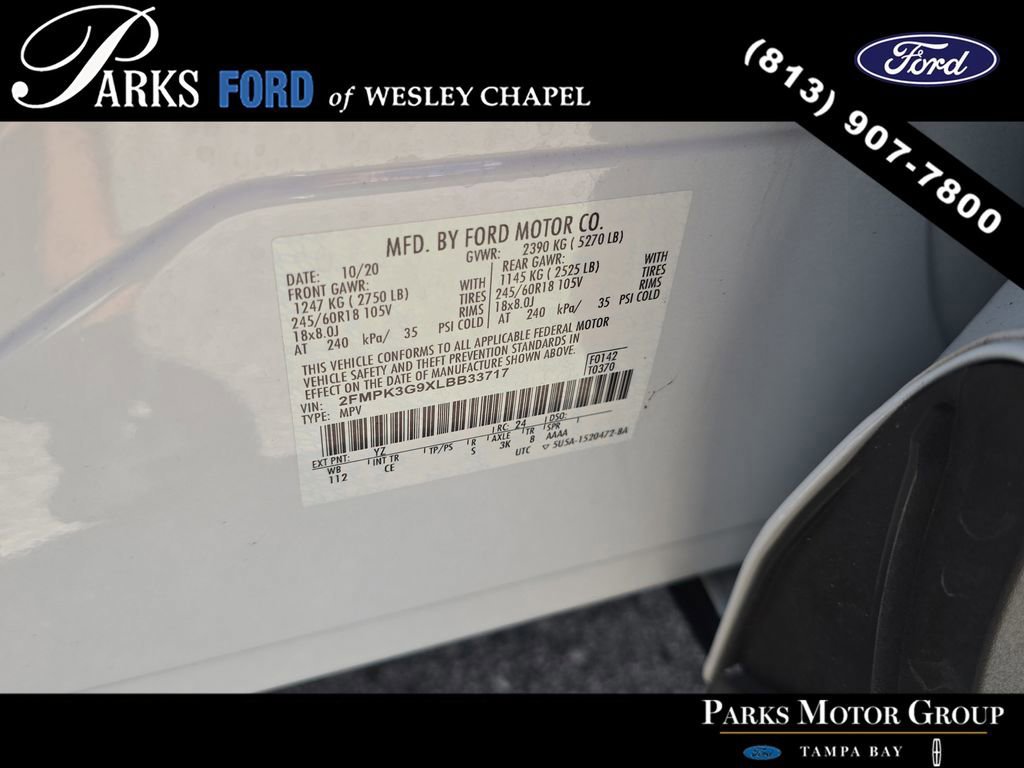 Certified 2020 Ford Edge SE w/ Cargo Accessory Package image 31