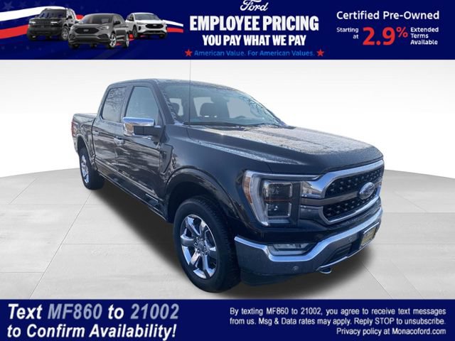 Certified 2022 Ford F150 King Ranch w/ Equipment Group 601A High