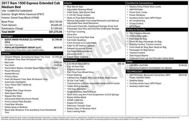 Used 2017 RAM 1500 Express image 9