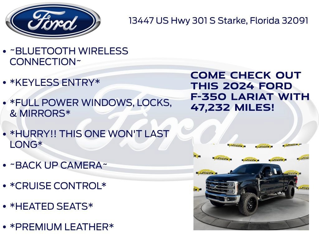 Certified 2024 Ford F350 Lariat w/ Lariat Ultimate Package AWD/4WD image 12
