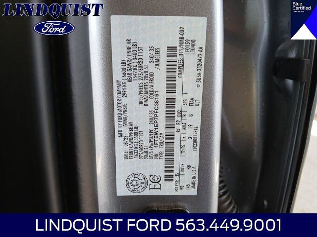 Certified 2023 Ford F150 Lariat w/ Equipment Group 502A High AWD/4WD image 23
