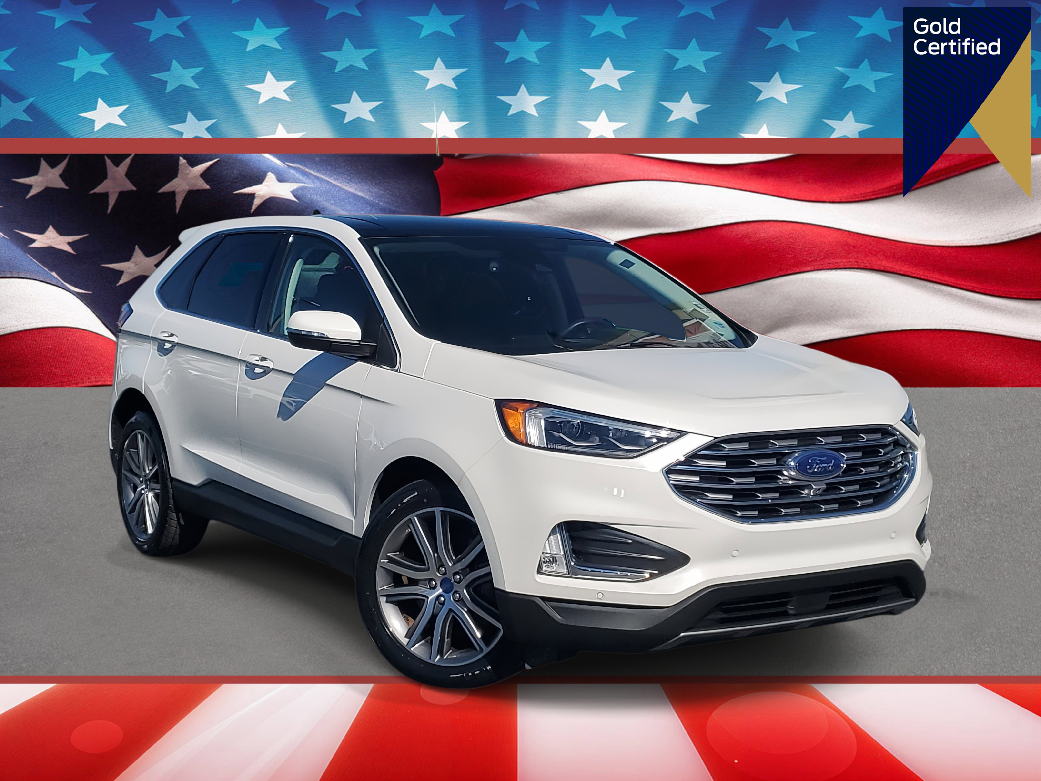 Certified 2022 Ford Edge Titanium w/ Equipment Group 301A image 1