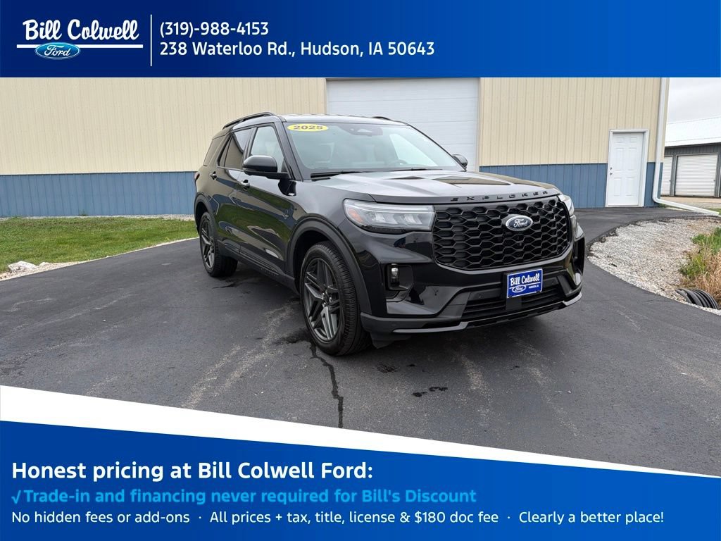 Certified 2025 Ford Explorer ST-Line w/ ST-Line Street Pack AWD/4WD image 1