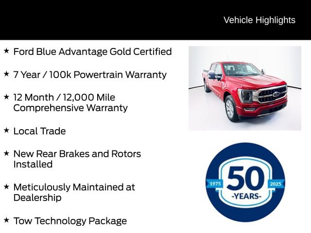 Certified 2021 Ford F150 Platinum w/ Equipment Group 701A High AWD/4WD image 6
