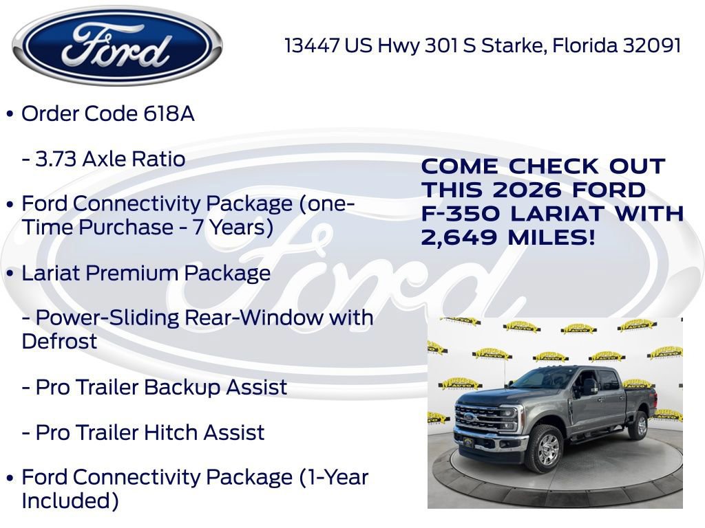 Certified 2026 Ford F350 Lariat w/ Lariat Premium Package AWD/4WD image 27