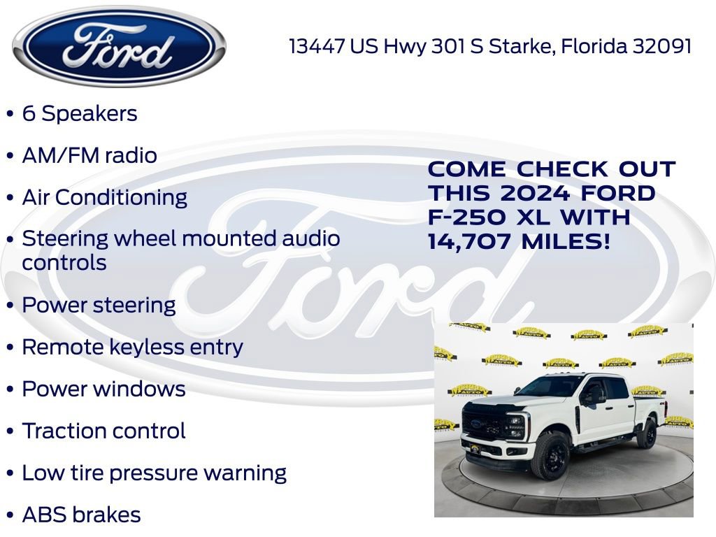 Certified 2024 Ford F250 XL w/ STX Appearance Package AWD/4WD image 32