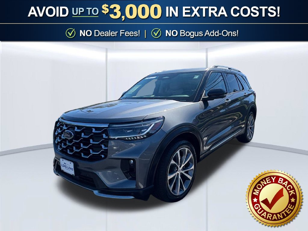 Certified 2025 Ford Explorer Platinum w/ Ultimate Package AWD/4WD 360° Tour