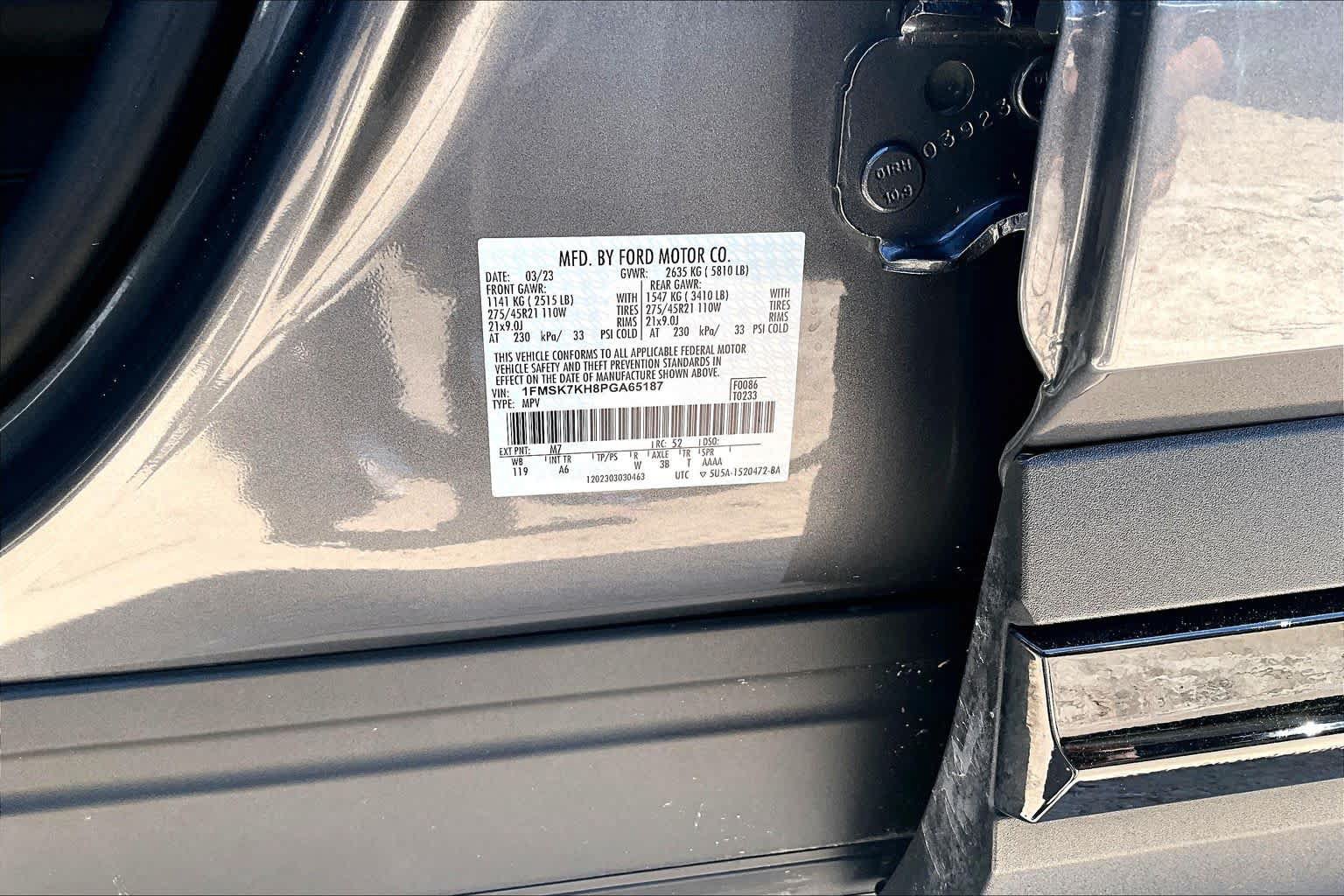 Certified 2023 Ford Explorer ST-Line w/ Class IV Trailer Tow Package RWD image 33