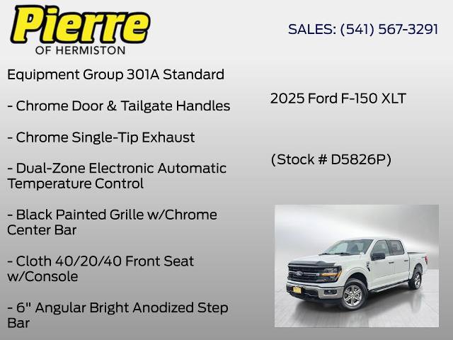 Certified 2025 Ford F150 XLT w/ Equipment Group 301A Standard AWD/4WD image 7