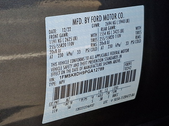Certified 2023 Ford Explorer XLT w/ Equipment Group 202A AWD/4WD image 28