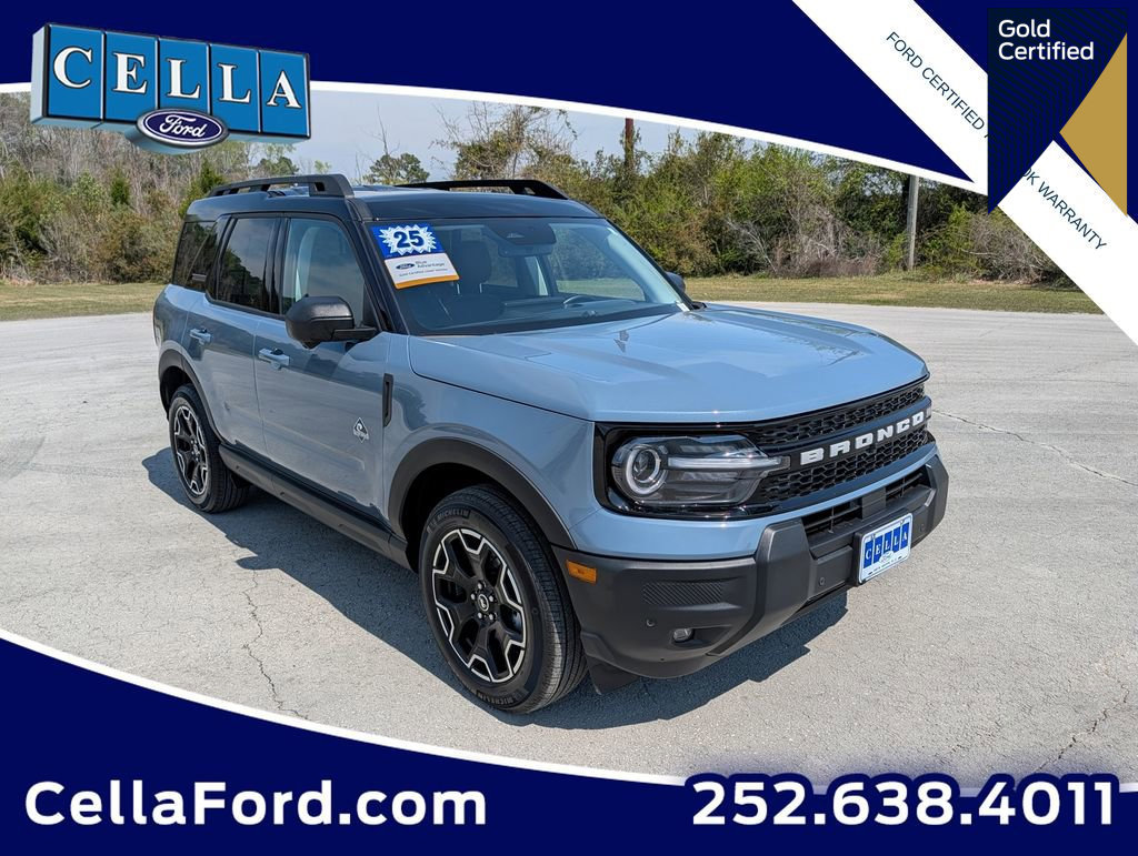 Certified 2025 Ford Bronco Sport Outer Banks w/ Outer Banks Tech Package+