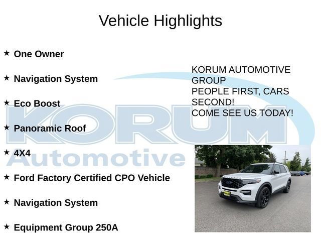 Certified 2022 Ford Explorer ST-Line w/ Class IV Trailer Tow Package AWD/4WD image 4