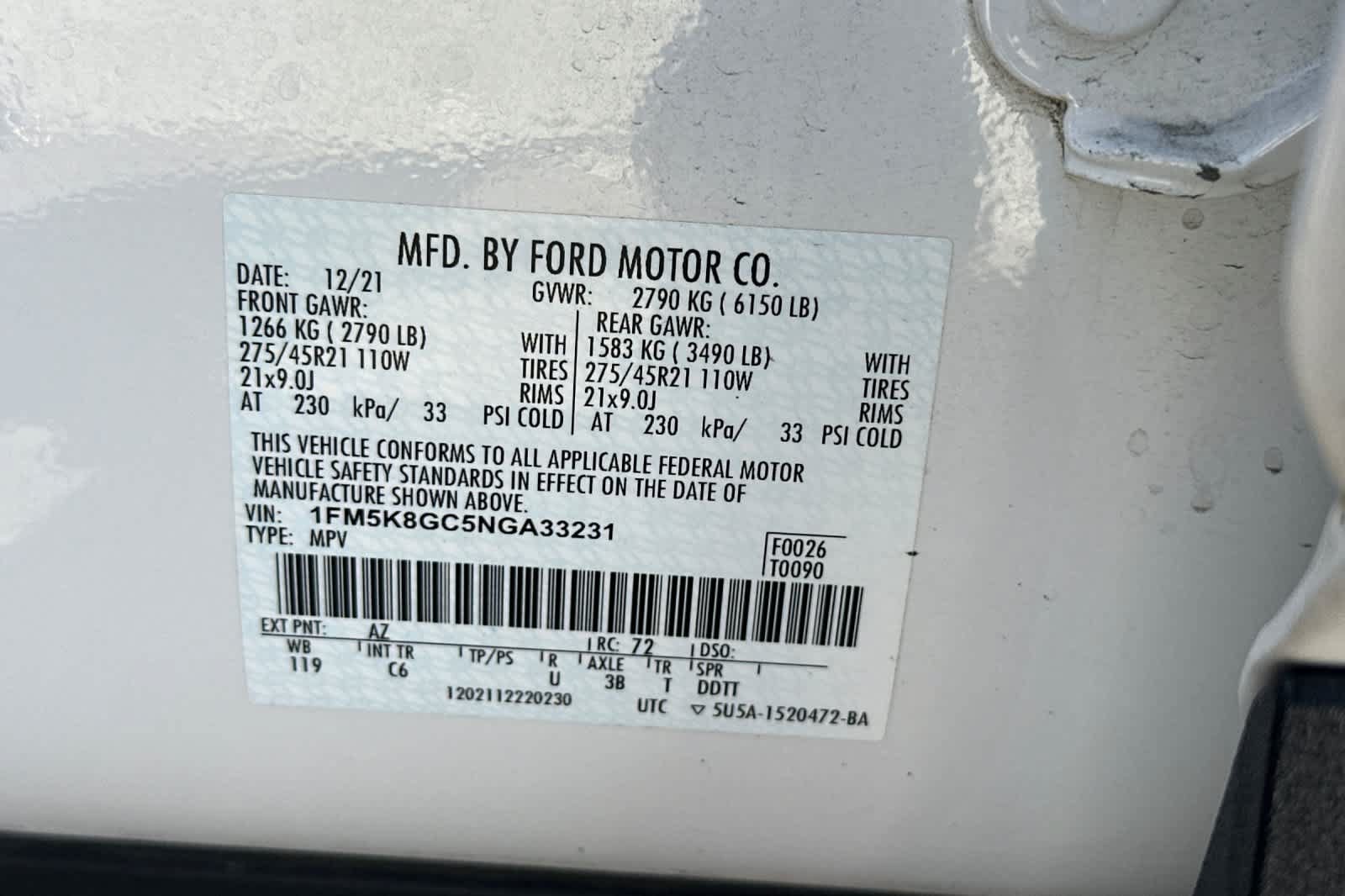 Certified 2022 Ford Explorer ST w/ Equipment Group 401A AWD/4WD image 38