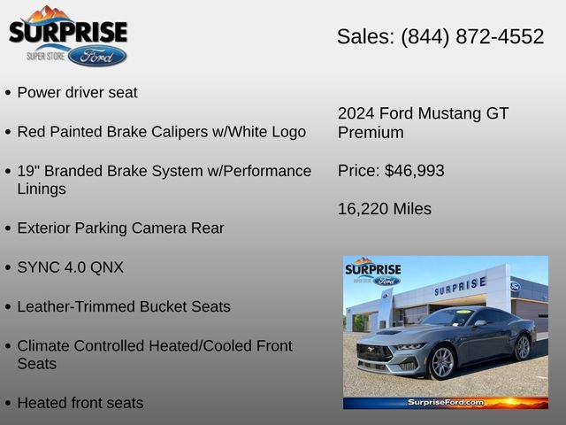 Certified 2024 Ford Mustang GT Premium RWD image 12