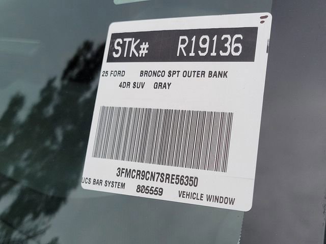 Certified 2025 Ford Bronco Sport Outer Banks w/ Outer Banks Tech Package+ image 29