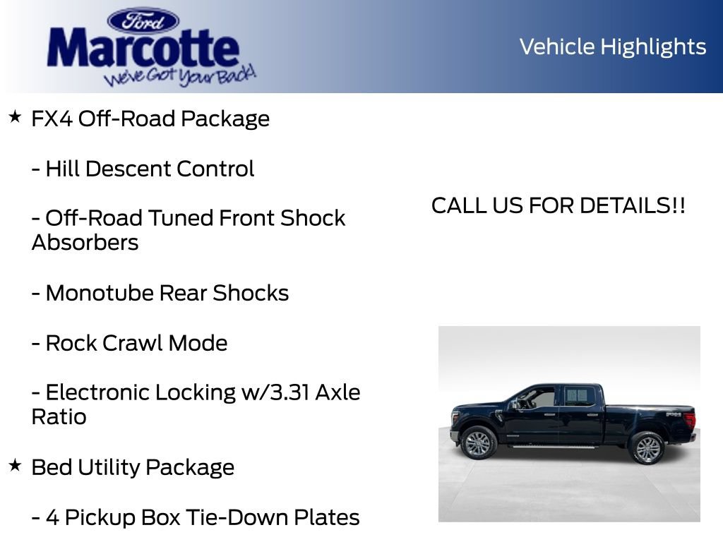 Certified 2024 Ford F150 Lariat w/ Equipment Group 502A High AWD/4WD image 13