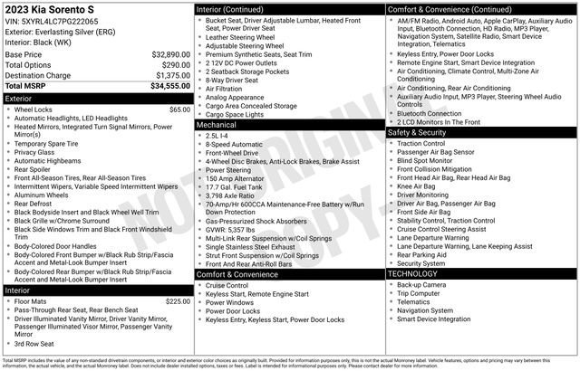 Used 2023 Kia Sorento S image 17