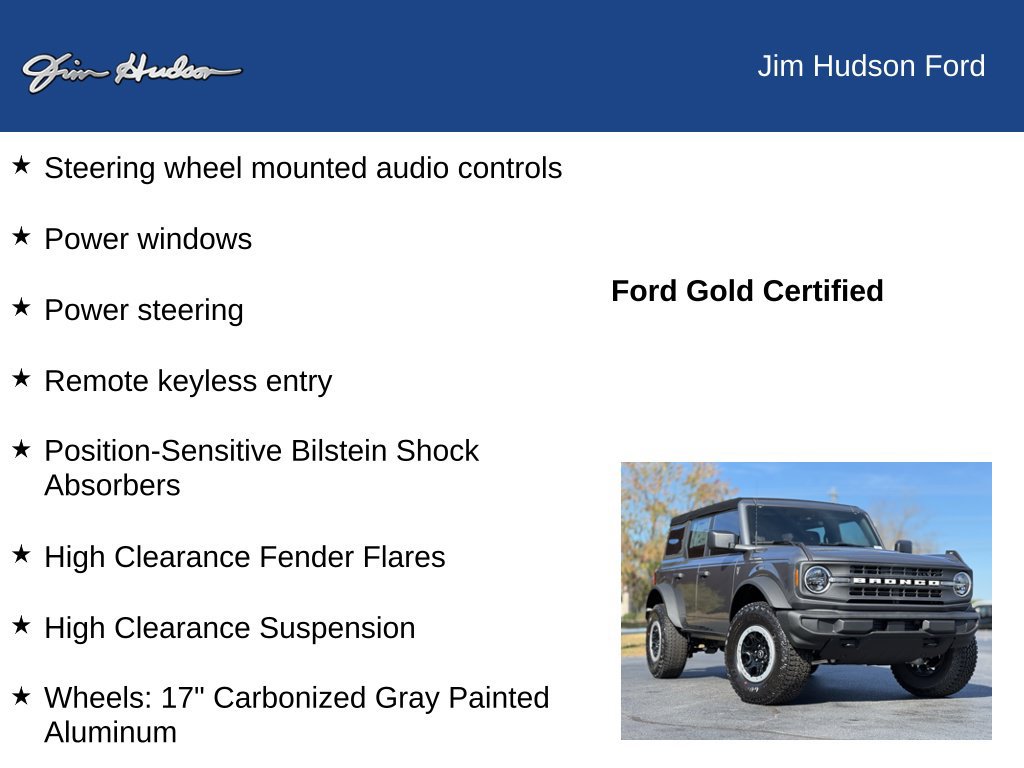 Certified 2025 Ford Bronco 4-Door w/ Sasquatch Package AWD/4WD image 13