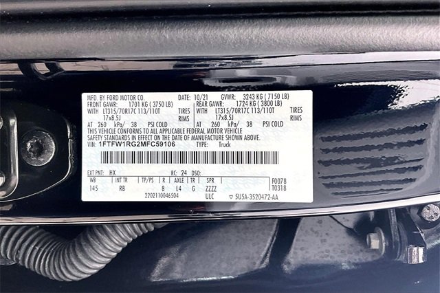 Certified 2021 Ford F150 Raptor w/ Equipment Group 801A High image 35