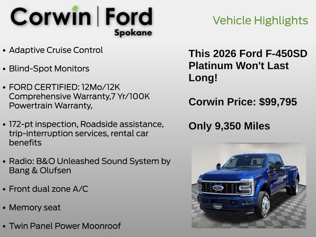 Certified 2026 Ford F450 Platinum AWD/4WD image 7