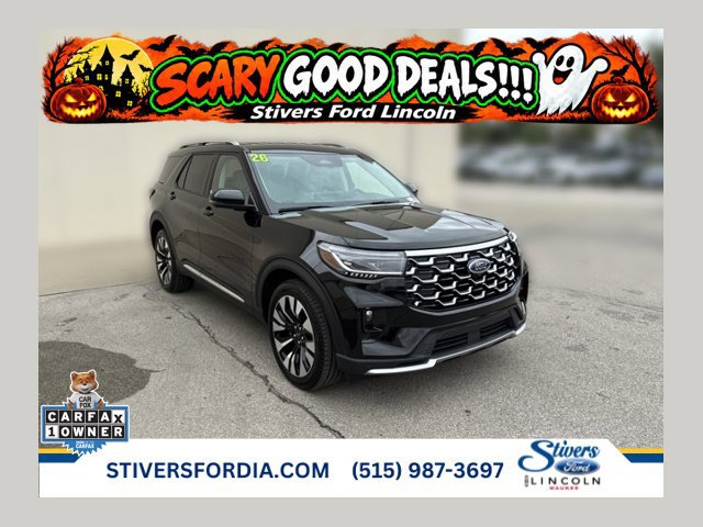 Certified 2026 Ford Explorer Platinum w/ LUX Leather Package