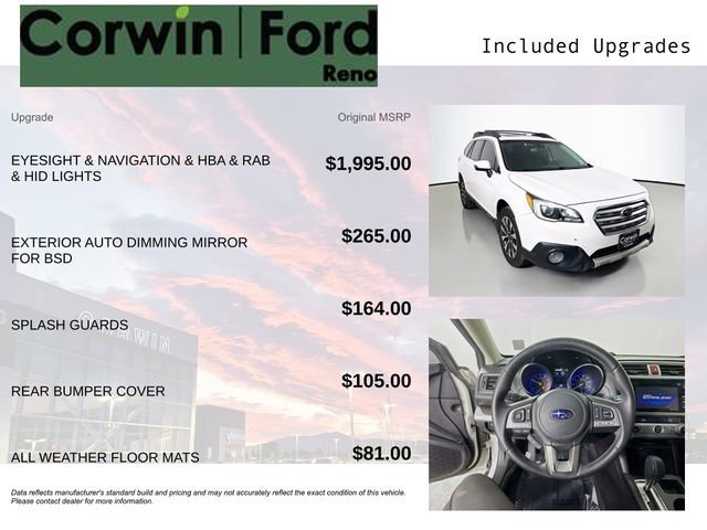 Used 2017 Subaru Outback 2.5i Limited image 10