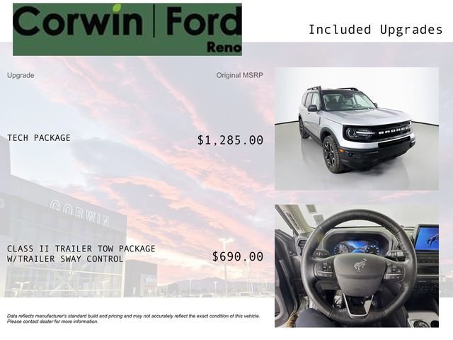 Certified 2022 Ford Bronco Sport Outer Banks w/ Tech Package image 10