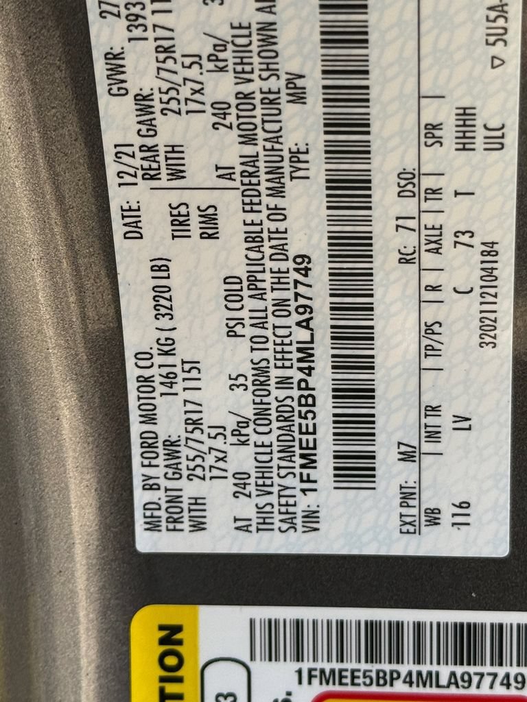 Certified 2021 Ford Bronco Big Bend AWD/4WD image 34