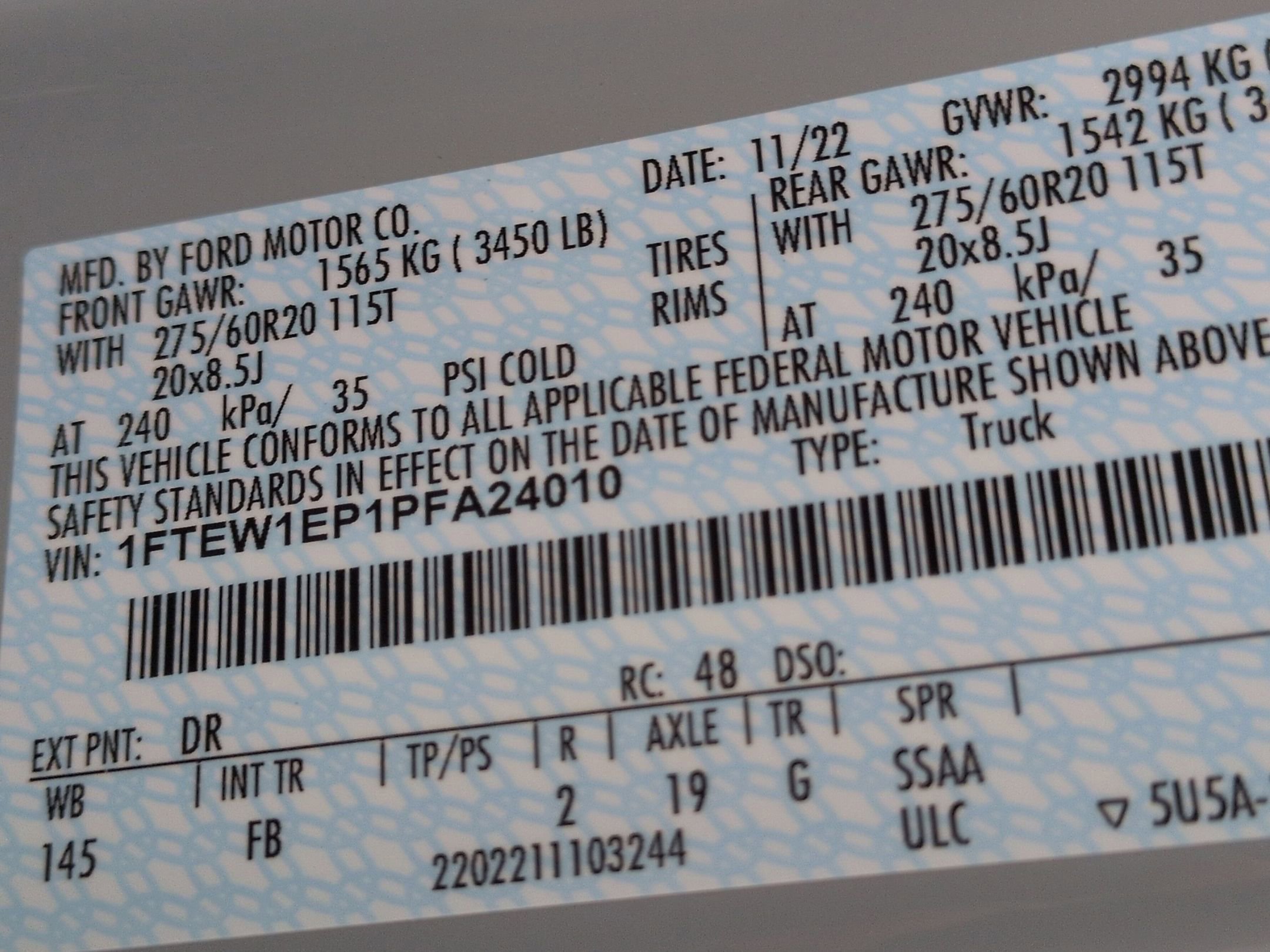 Certified 2023 Ford F150 XLT w/ Equipment Group 302A High image 36