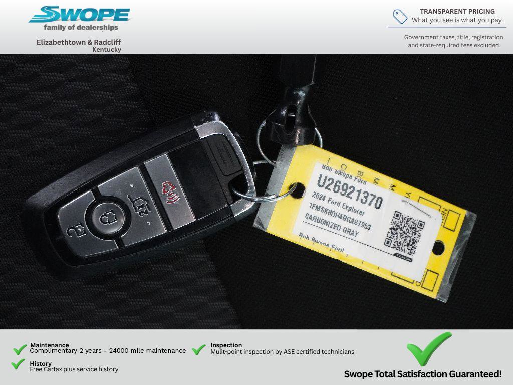 Certified 2024 Ford Explorer XLT w/ Class IV Trailer Tow Package AWD/4WD image 35