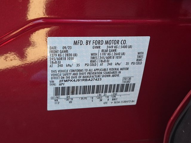 Certified 2024 Ford Edge SEL w/ Convenience Package AWD/4WD image 37