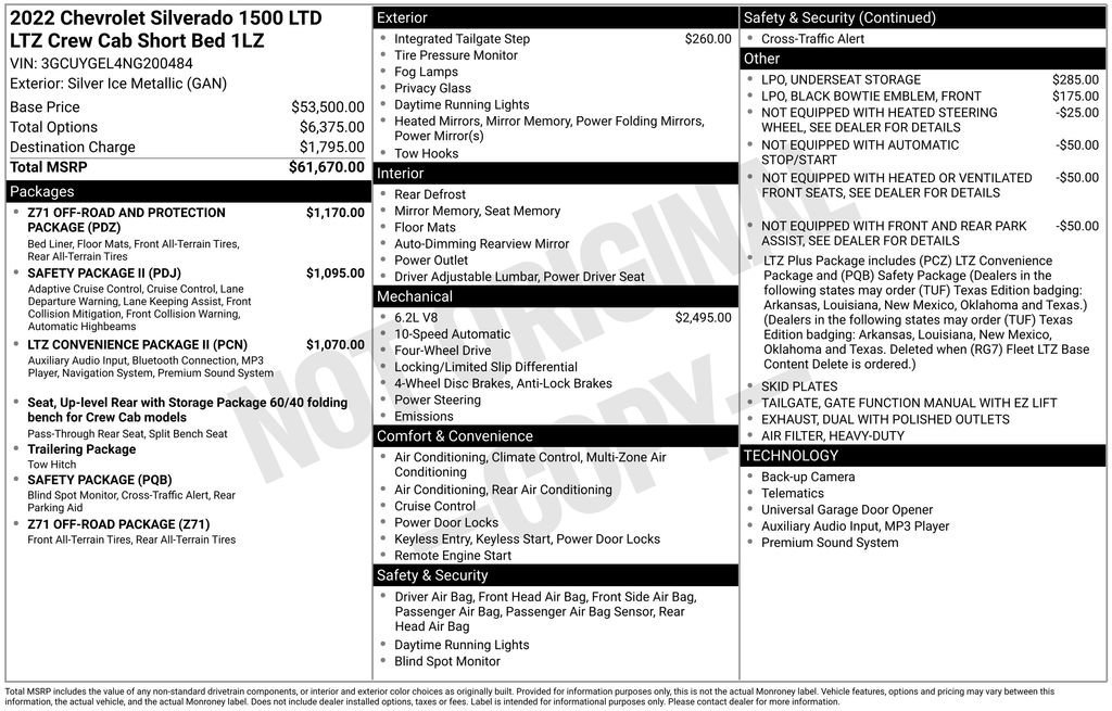 Used 2022 Chevrolet Silverado 1500 LTZ image 33