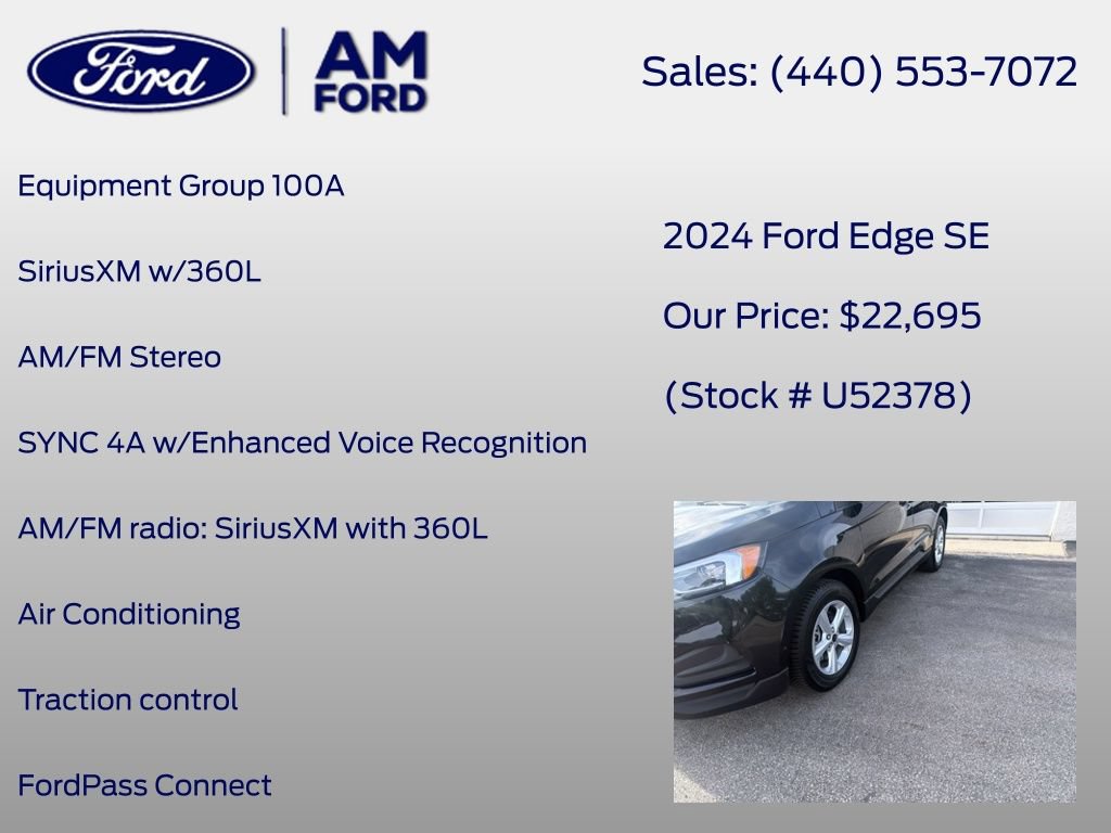 Certified 2024 Ford Edge SE AWD/4WD image 8