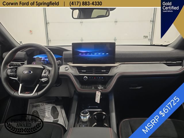 Certified 2025 Ford Explorer ST w/ Sun And Sound Package AWD/4WD image 16