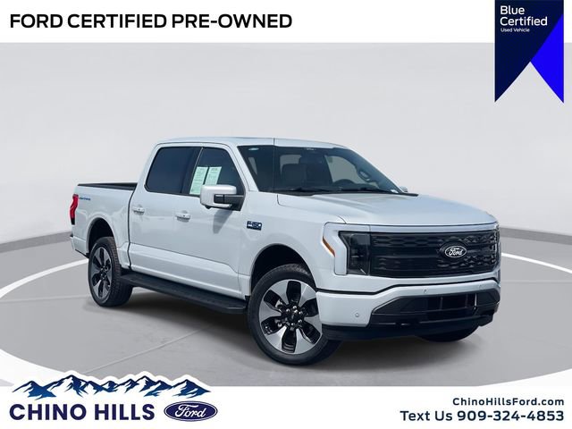 Certified 2025 Ford F150 Lightning Platinum