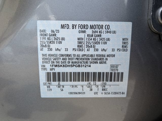 Certified 2023 Ford Explorer XLT w/ Equipment Group 202A AWD/4WD image 24