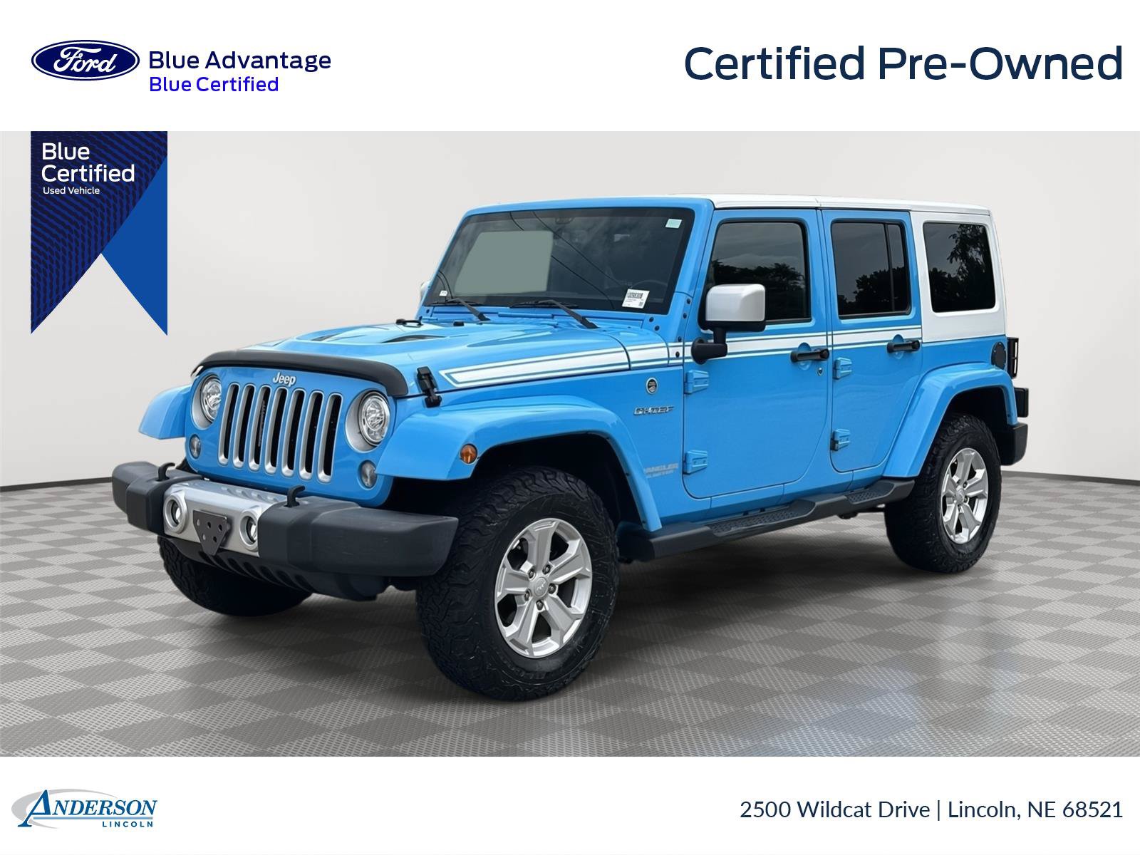 Used 2017 Jeep Wrangler Unlimited Sahara w/ Quick Order Package 24E Chief AWD/4WD image 1