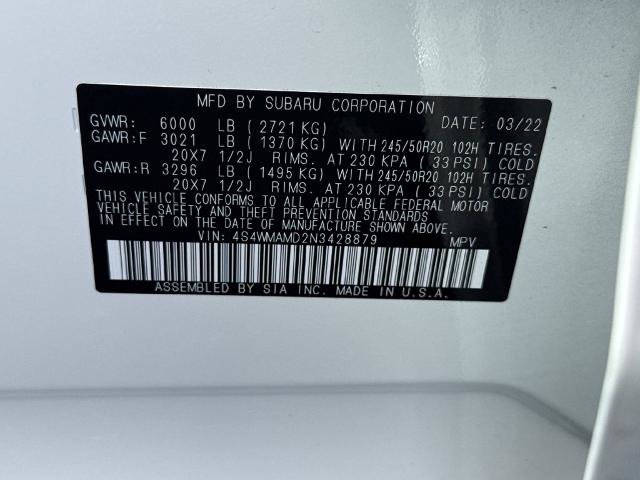 Used 2022 Subaru Ascent Limited w/ Popular Package #2A AWD/4WD image 17