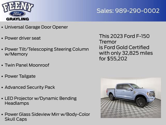 Certified 2023 Ford F150 Tremor w/ Equipment Group 402A High image 27