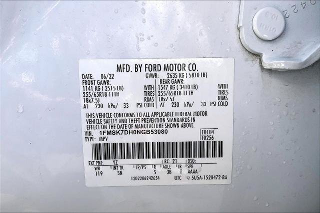 Certified 2022 Ford Explorer XLT w/ Equipment Group 202A RWD image 36