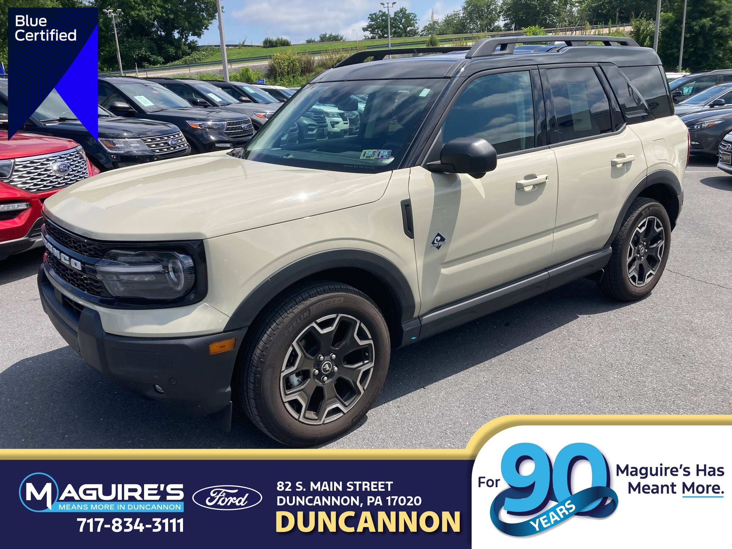 Certified 2025 Ford Bronco Sport Outer Banks w/ Outer Banks Tech Package+ image 1