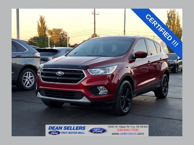 Certified 2019 Ford Escape SE