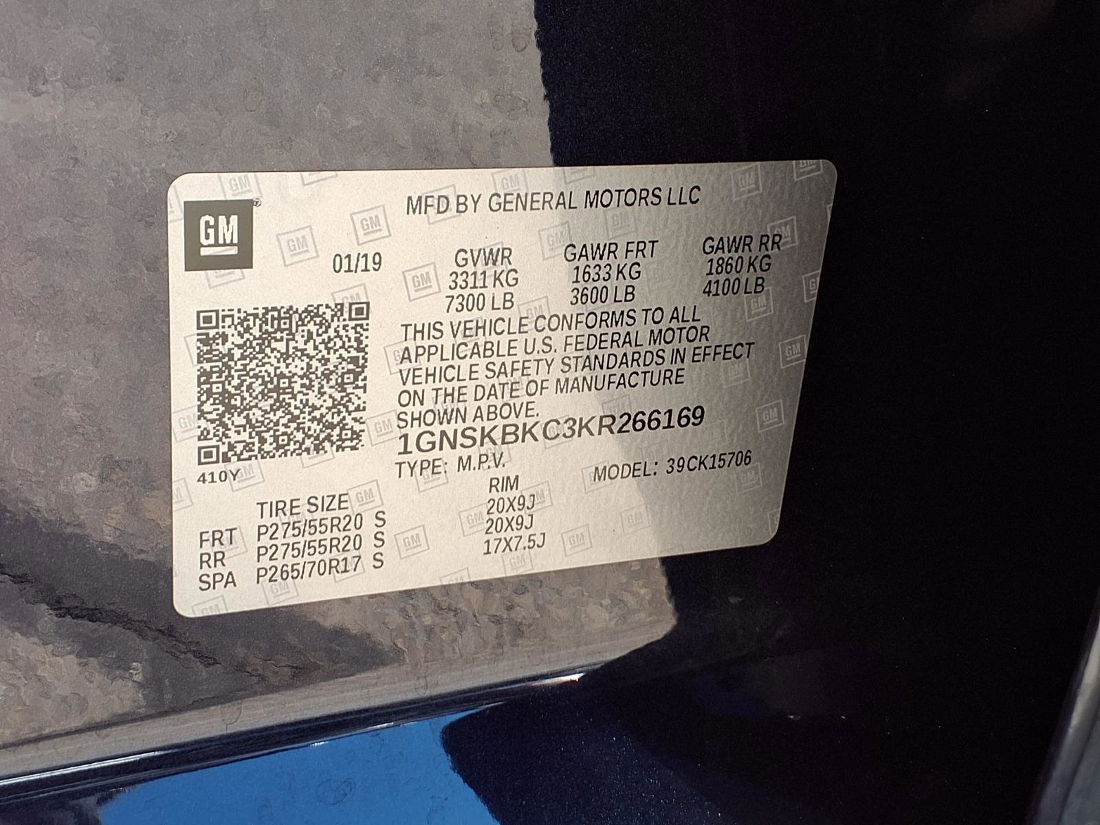 Used 2019 Chevrolet Tahoe LT w/ Luxury Package image 27