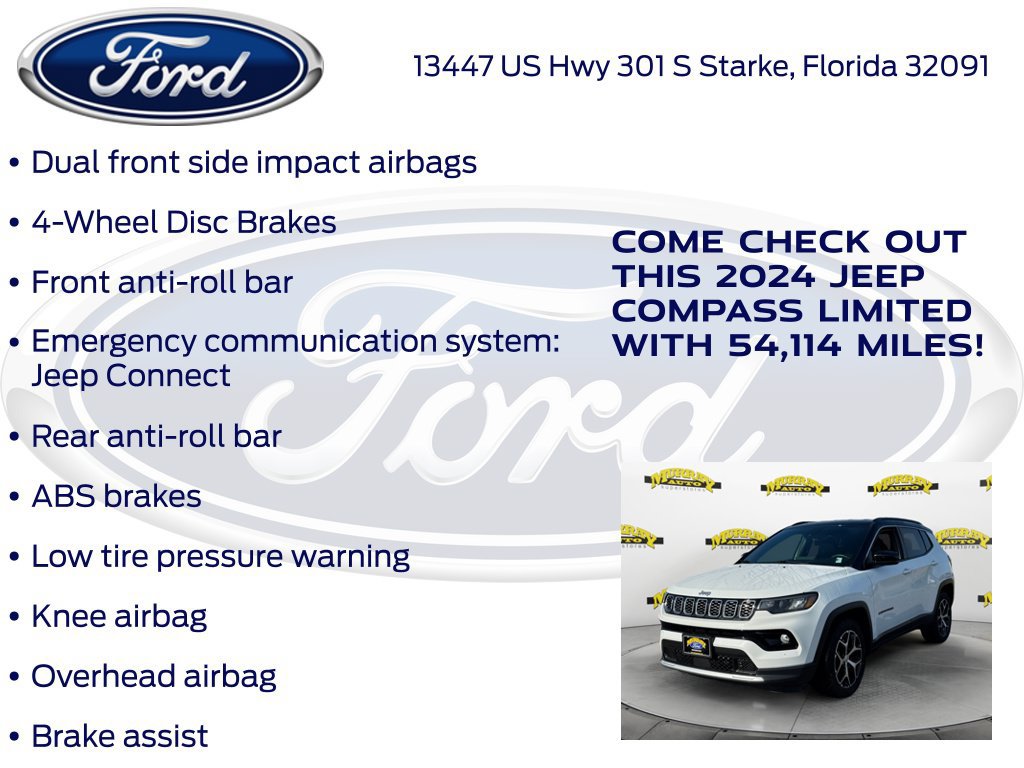 Used 2024 Jeep Compass Limited AWD/4WD image 27