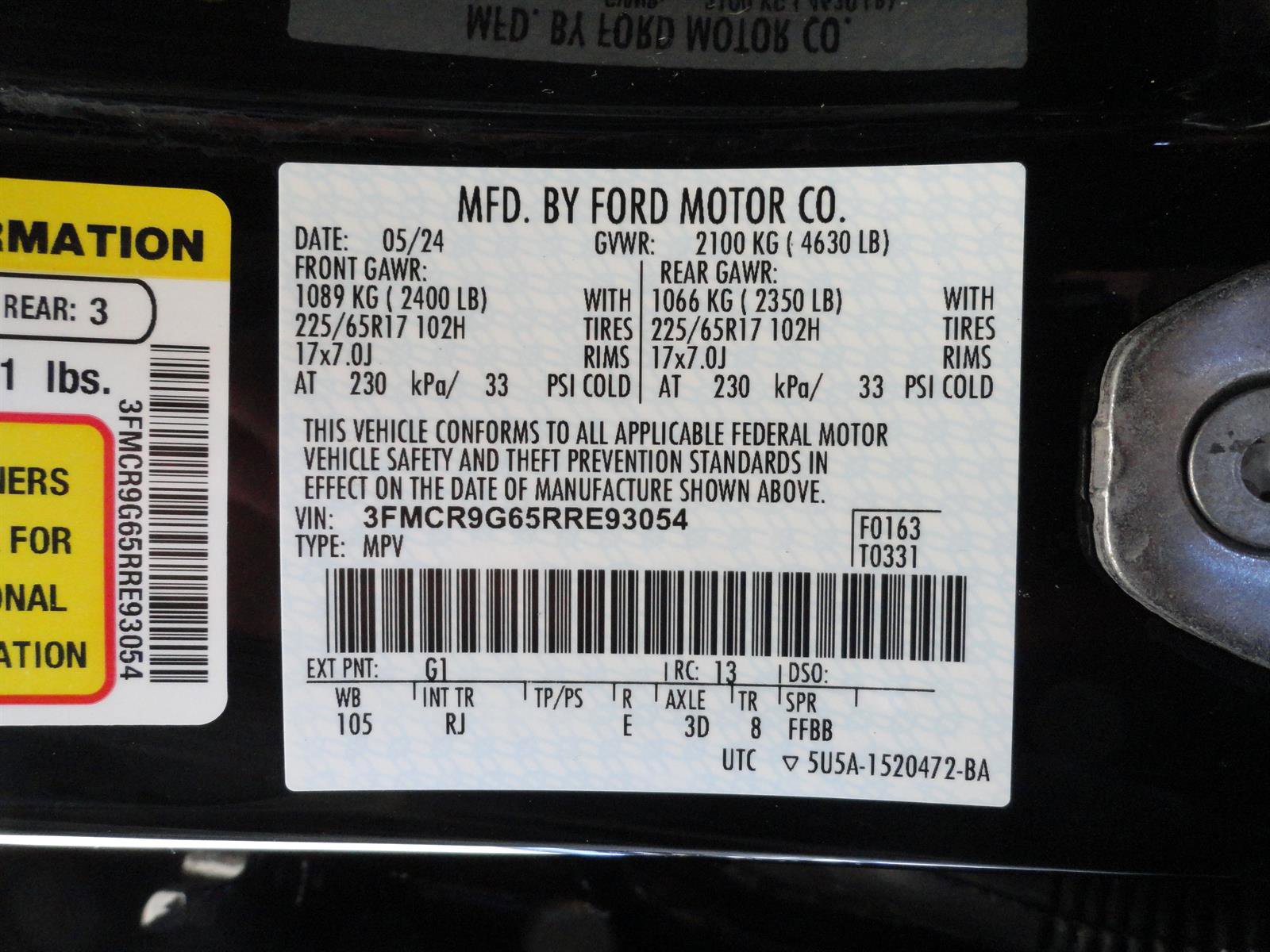 Certified 2024 Ford Bronco Sport Heritage w/ Heritage Convenience Package image 22