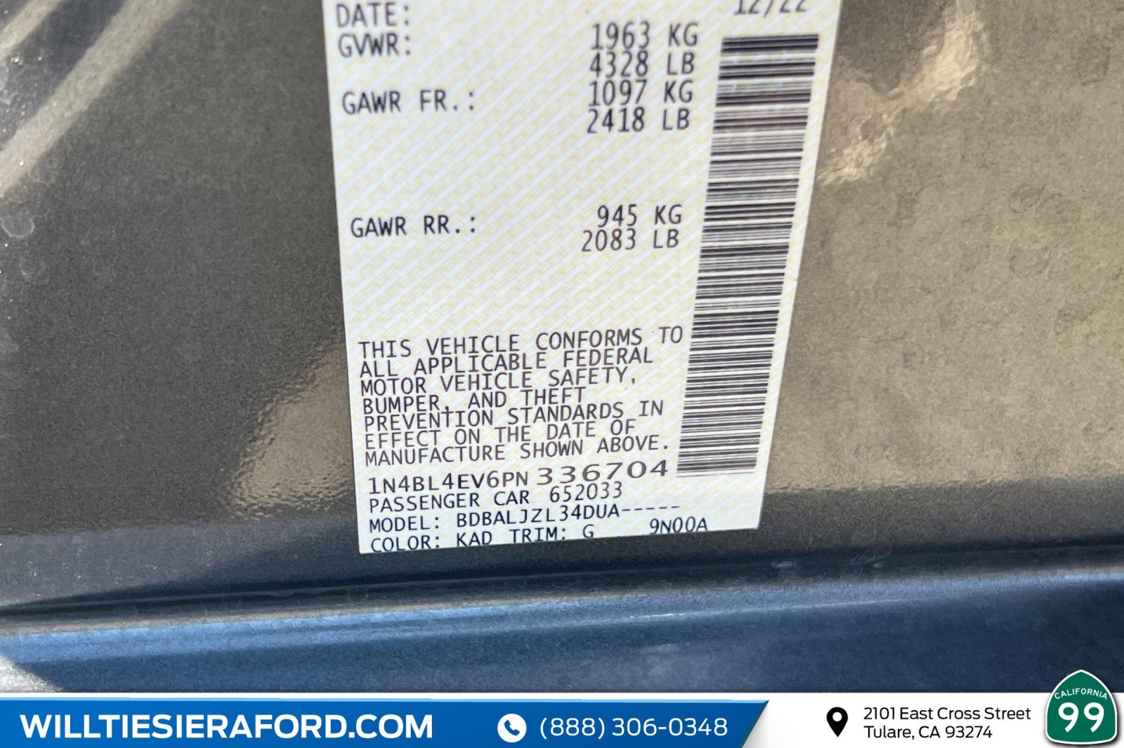 Used 2023 Nissan Altima 2.5 SL image 35