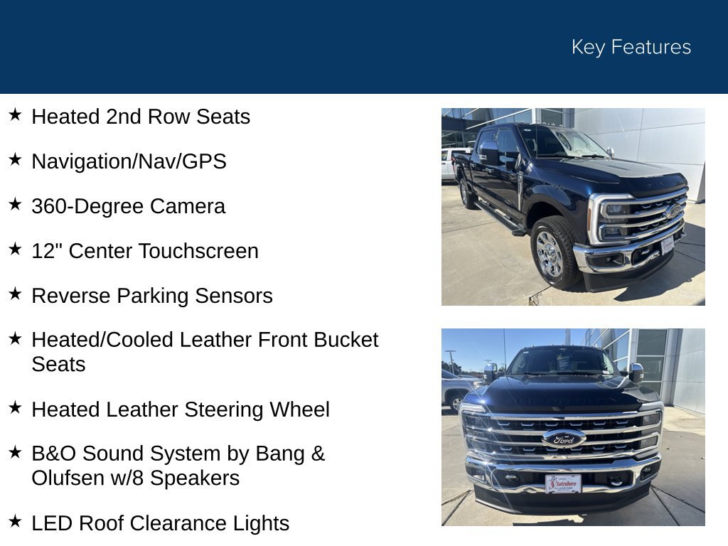 Certified 2024 Ford F250 Lariat w/ Chrome Package AWD/4WD image 34